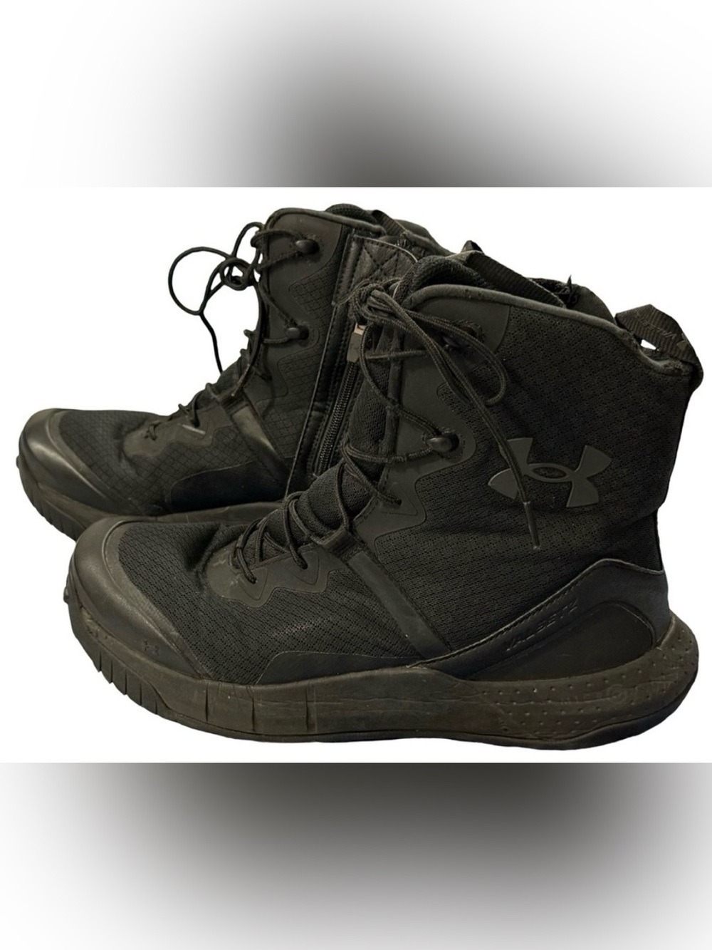 Under Armour Micro G Valsetz Side Zip Tactical Boots Black Men’s 12